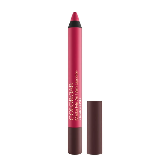 Colorbar Matte Me As I Am Lipcolor, Lipstick, 018 Devilry, 0.09 oz