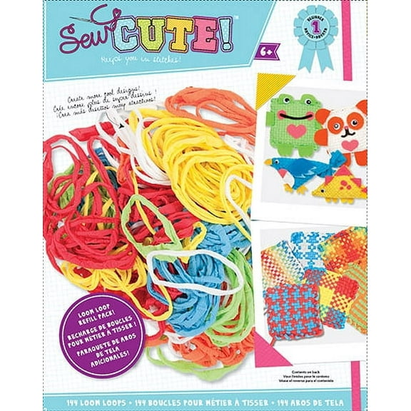 Colorbk Sew Cute Loom Loop Craft Kit Art & Craft Kits, 144 Piece