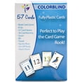 thumbnail interactive-video image 1 of Colorblind: Fully Durable Waterproof Rook Card Game, Plastic, 57 Count, 1 of 7