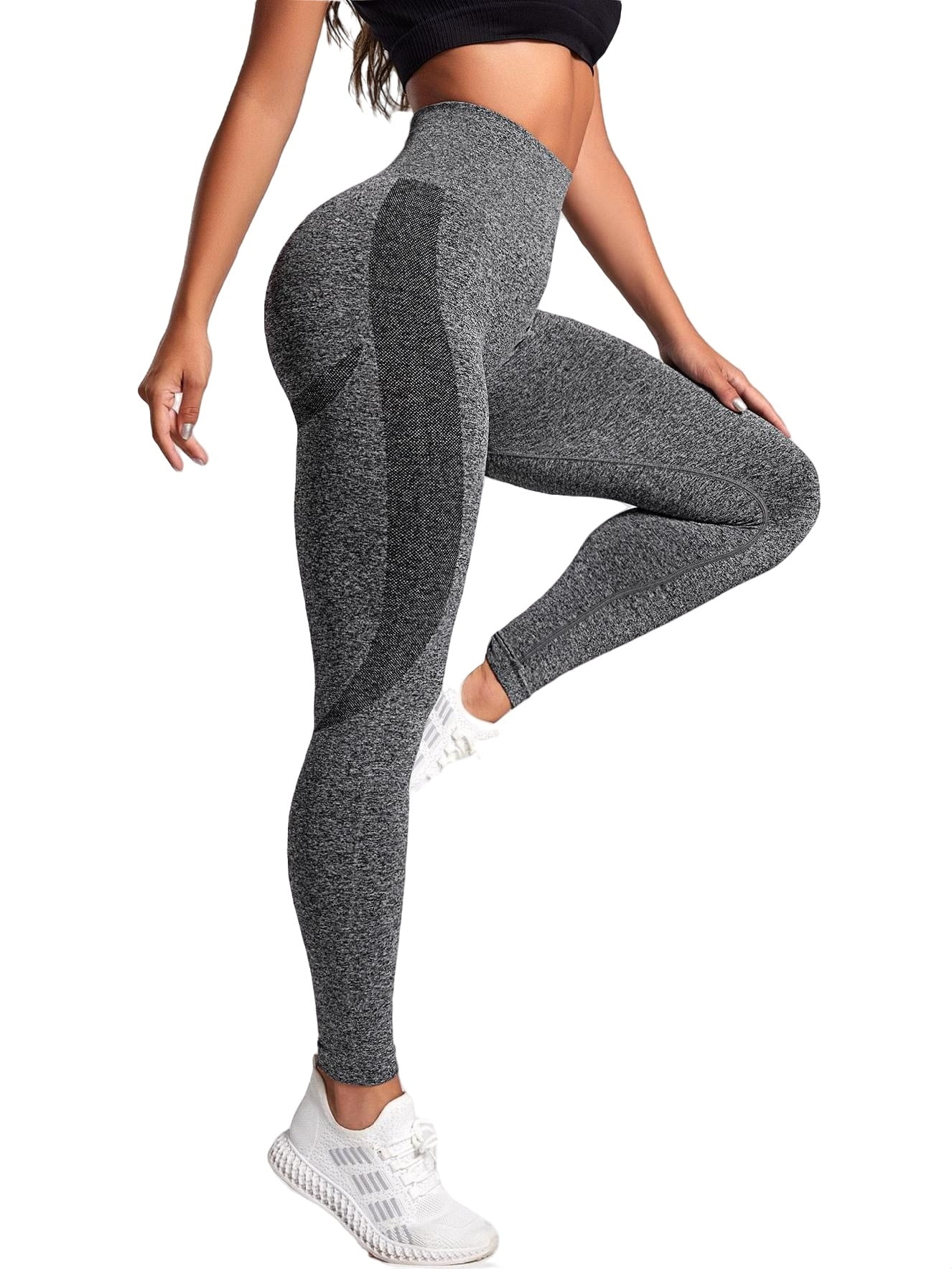 DryMove™ Pocket-detail sports tights - Dark grey - Ladies | H&M