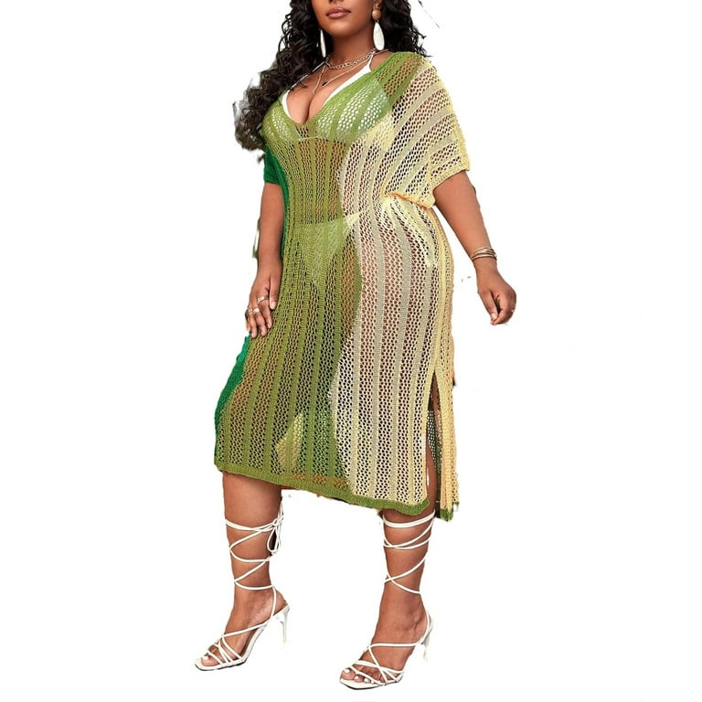 Walmart plus size cover ups shop