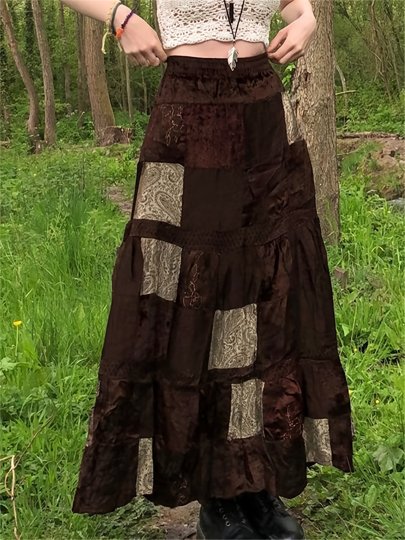 Tiered vintage skirt cheap