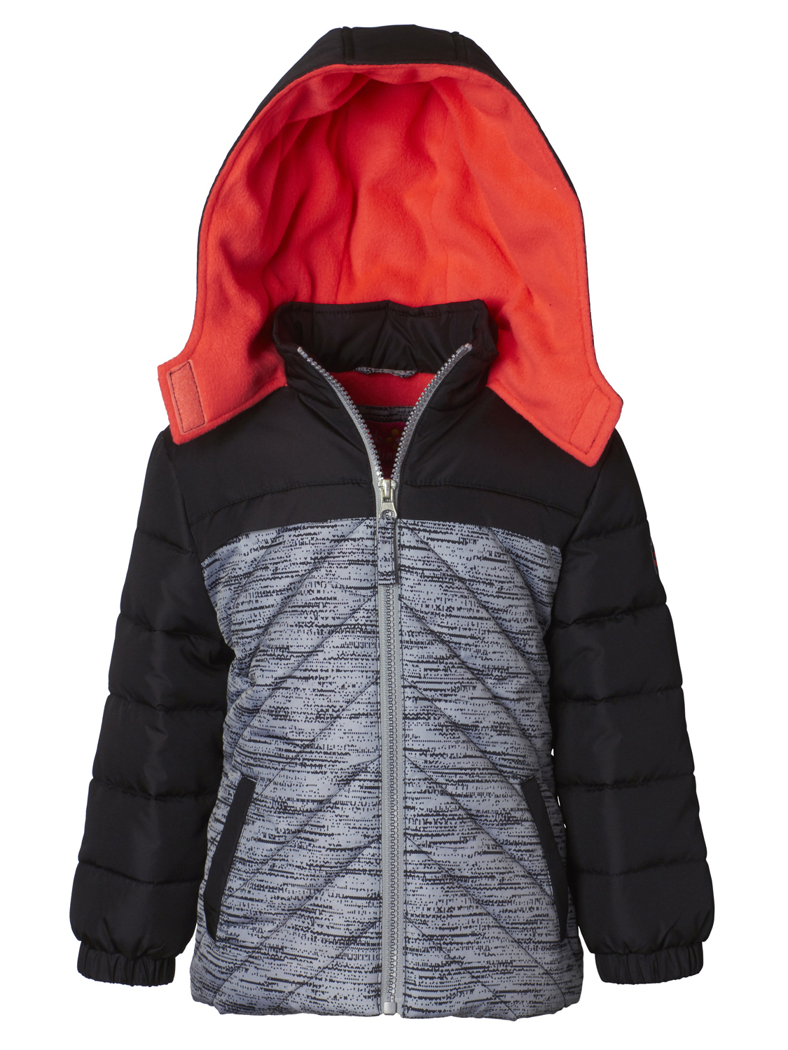 Colorblock Hooded Active Puffer Jacket (Little Girls & Big Girls ...