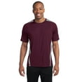 thumbnail image 1 of Sport-Tek Colorblock PosiCharge Competitor Tee. ST351 - L Maroon/ Silver, 1 of 2