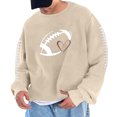thumbnail image 1 of Colorblock Sweatshirt Crewneck Sweatshirts Graphic Long Sleeve Sweatshirts for Men 1/2 Zip Plus Size Hoodies for Men Oversize Sweaters for Men Trendy, 1 of 4