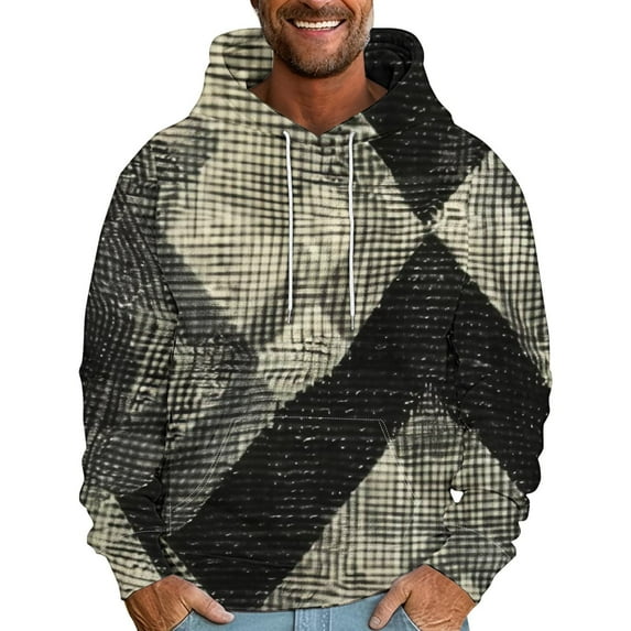 Colorblock Sweatshirts for Men Fall Sweatshirts for Men Plus Fleece Pullover Men Graphic Hoodies Men Sweaters for Men Fall