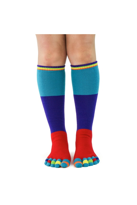 Colorblock Toe Socks