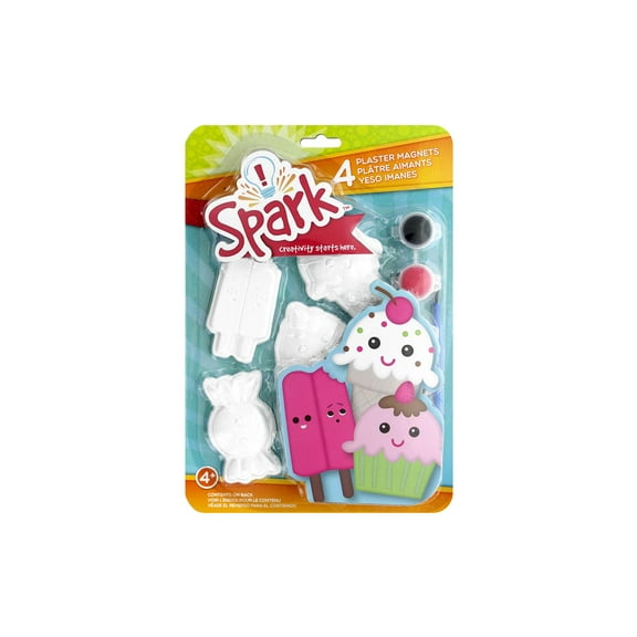 Colorbok Kit Spark Plaster Magnets Sweets