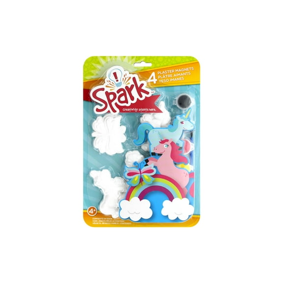 Colorbok Spark Plaster Magnet Kit-Unicorn