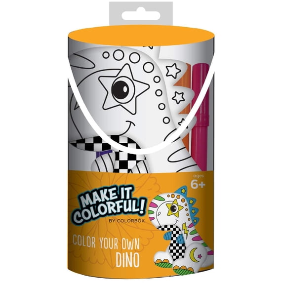 Colorbok Make It Colorful! Color Your Own Plush-Dinosaur