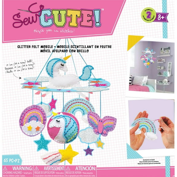 Colorbok Sew Cute Mobile Kit Fantasy Glitter