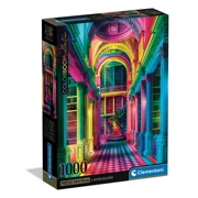 Clementoni Puzzle Colorboom Athenaeum, 1000 Piezas, Caja compacta, puzle para Adultos