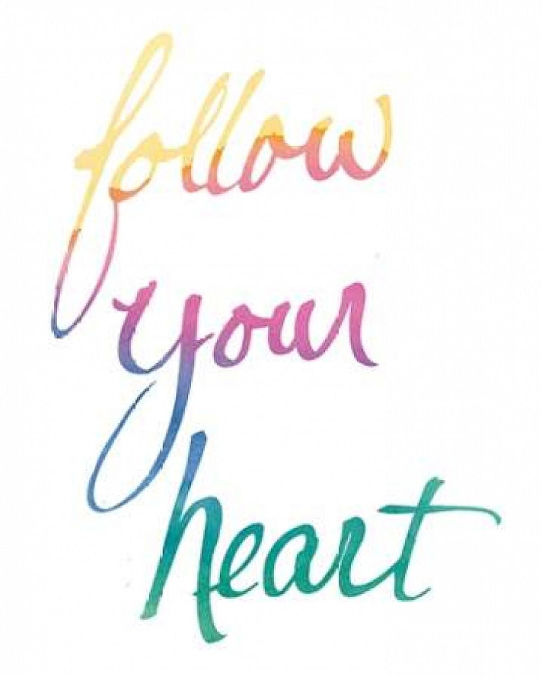 Colorburst II Heart White Canvas Art - Mike Schick (24 x 30)