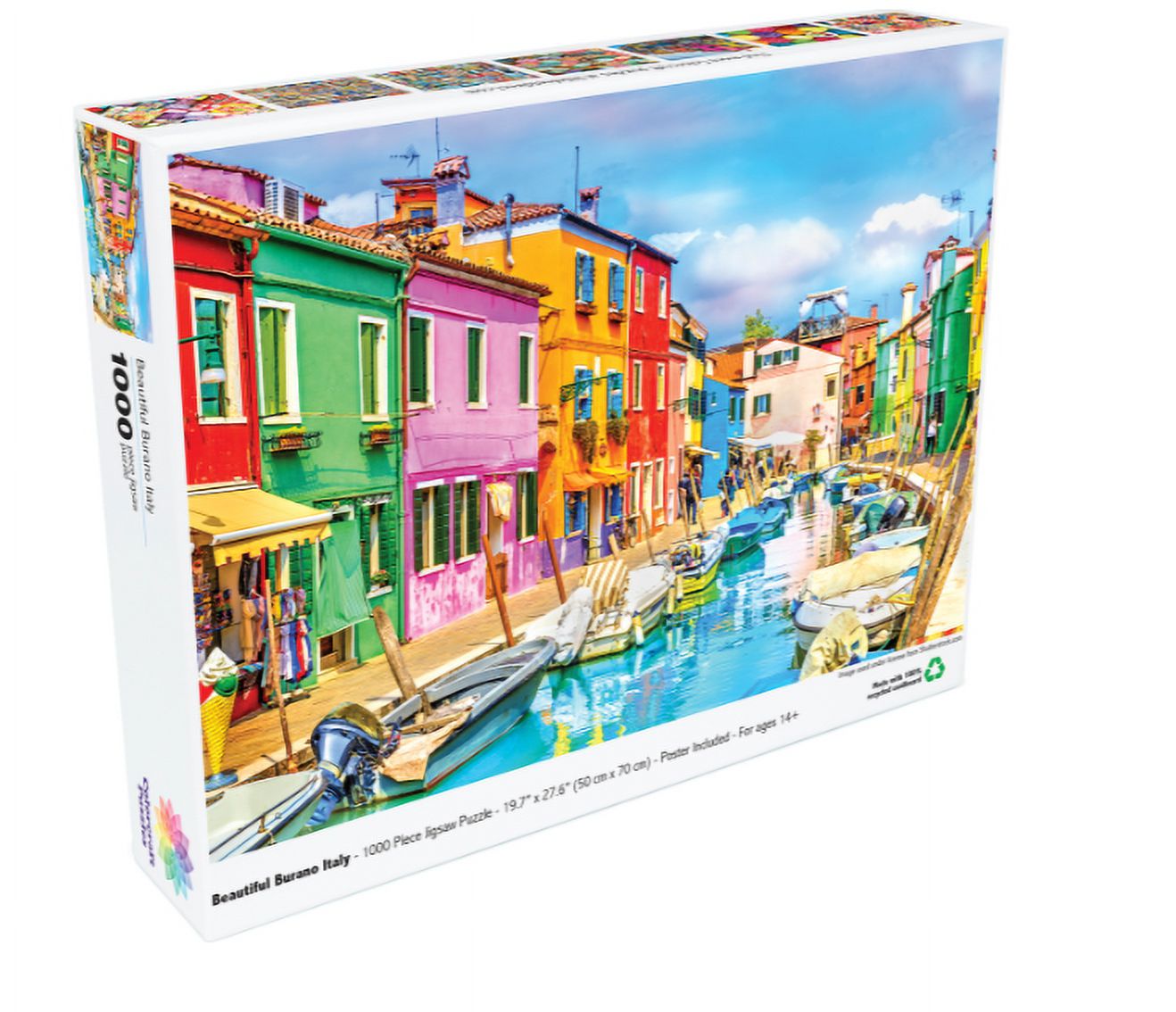 Colorcraft 1000BB3 Beautiful Burano Italy - 1000 Piece Jigsaw Puzzle ...