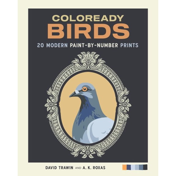 Pre-Owned Coloready Birds: 20 Modern Paint-by-Number Prints