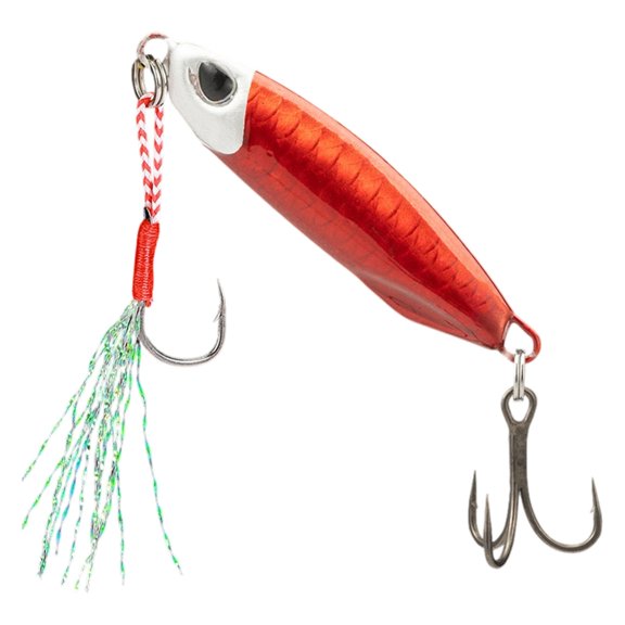 Colored Artificial Lures Features Double Hook and Slow Sinking Properties