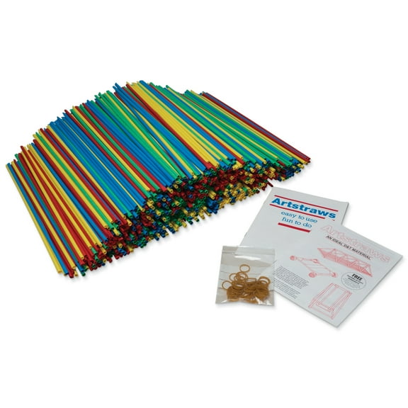 Colored Artstraw, 4mm Diameter, 15.5", Pack of 1800