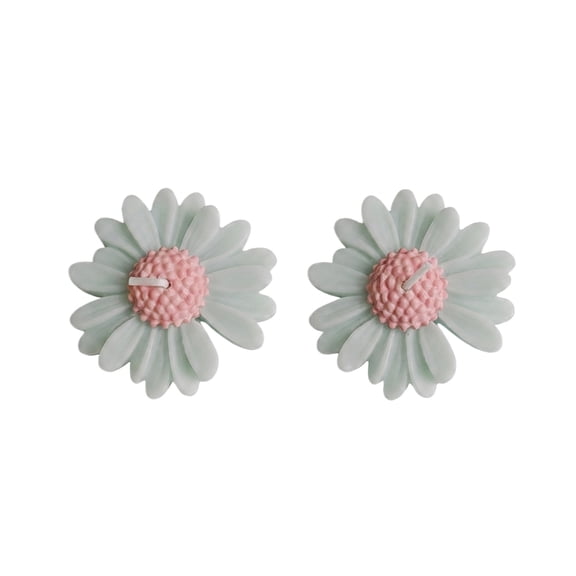 Colored Candles Chamomile Candles Large 2" Scented Romantic Tealight Candles for Cylinder Vases,Centerpieces at Wedding,Party,Pool,Holidays,2 Pack