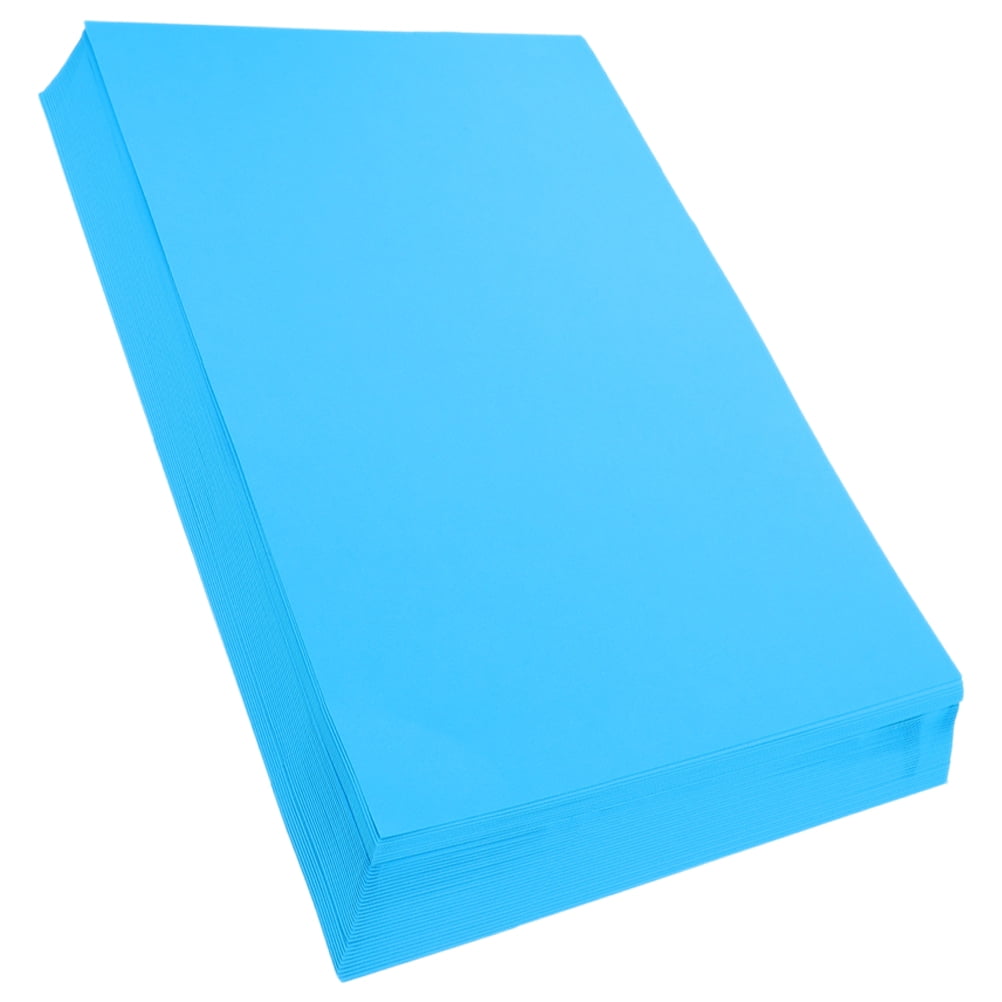 Colored Cardboard 50 Sheets Origami Paper Tool for Painting Blue