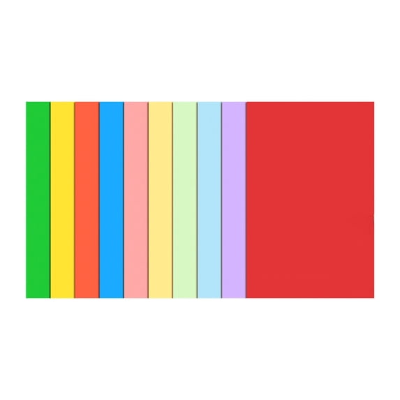 Colored Cardstock, Construction Paper Card Stock Printer Paper for Printing, Card Making, Diy Crafts,Office Supplies,Party Decorations by Elapind