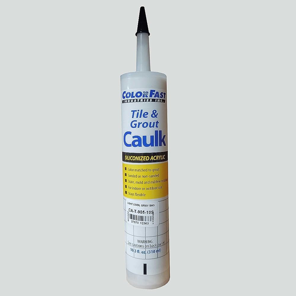 Colored Caulk by Color Matched Tec Color Light Cool Gray (Sanded