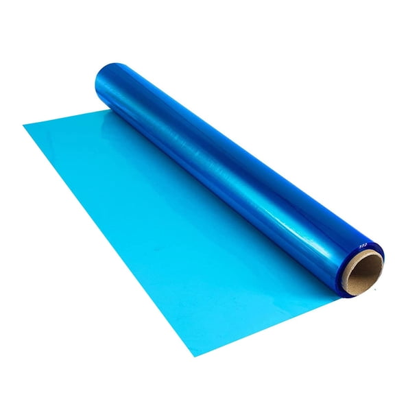 Colored Cellophane Wrap Roll, Transparent Gift Wrapping Paper, for Floral Arrangement, Party Favor, DIY Craft and Gift Packaging, by Cosmug, Blue