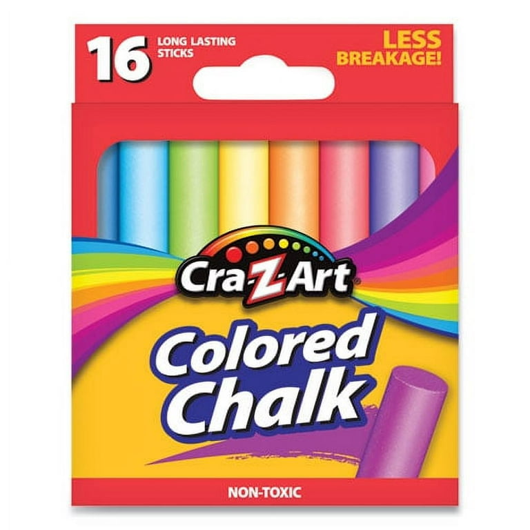 Colorations Colored Dustless Chalk - 100 Pieces