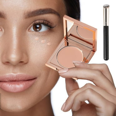 Colored Clay CC Undereye Corrector, Color Corrector for Dark Circles with Brush, Under Eye Concealer, Conceal & Brighten Dark Circles, Under Eye Hydrating Concealer