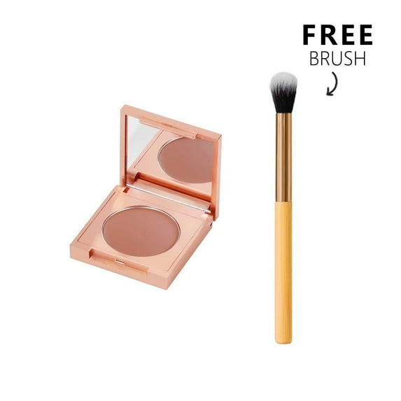 Colored Clay CC Undereye Corrector, Peach-Toned Corrector Stick, Under Eye Concealer Color Corrector for Dark Circles with Brush