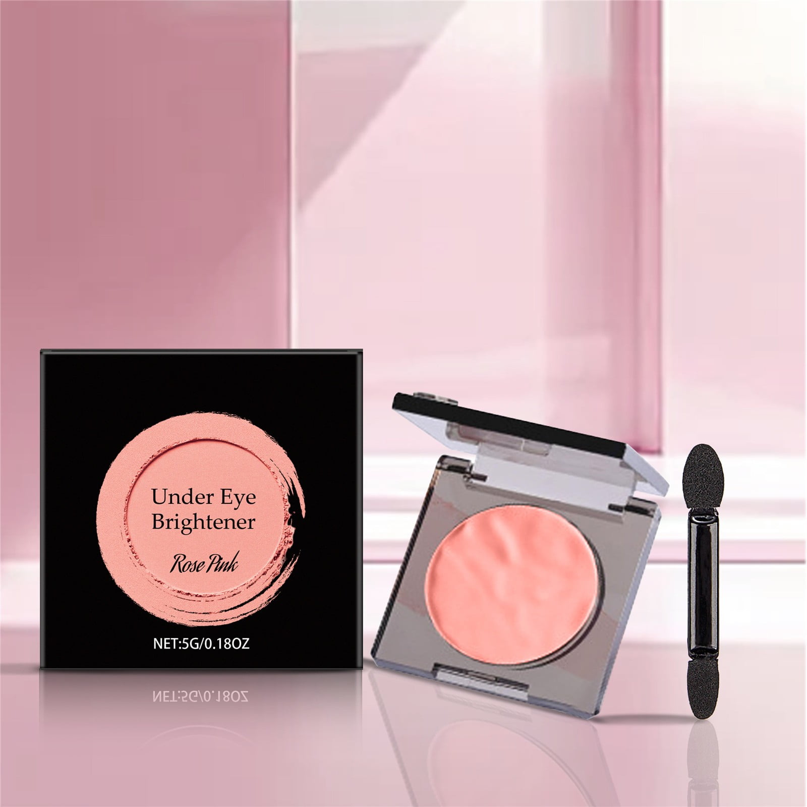 Colored Clay CC Under Eye Corrector – Farbkorrektor Für Dunkle Ringe, Mit Pinsel, Pfirsich Mittleres Tan