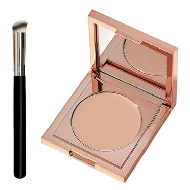Colored Clay CC Undereye Corrector for Women,Undereye Cream for Dark Underyeyes,undereye corrector,Under Eye Concealer,with Brush for Dark Circles (LIGHT-MEDIUM PEACH)