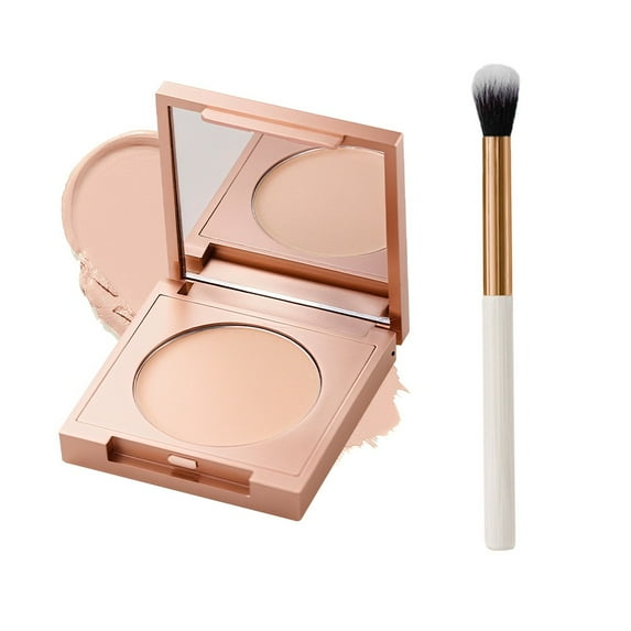 Colored Clay Undereye Corrector with Brush, Under Eye Brightener for Dark Circles, Conceal Brighten Hydrating Under Eye Skin, Skin Concealer Color Correcting for Women