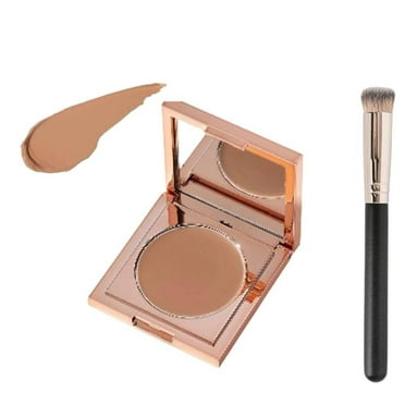 Colored Clay Undereye Corrector, Color Corrector for Dark Circles with Brush, Conceal & Brighten Dark Circles, Under Eye Hydrating Concealer for Women