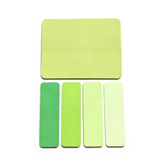 Sticky Index Tabs, Gradient Color Index Tabs Label Stickers, Writable Colored Pages Markers Labels for Reading Notes, Books, Binders, Notebook, Folders and Classify Files, 100Sheets(Green,2.3x2")