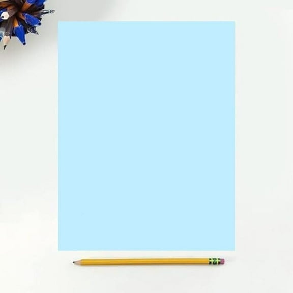 Colored Copy Paper, 20 8.5 X 11, 500 Sheets (Blue)