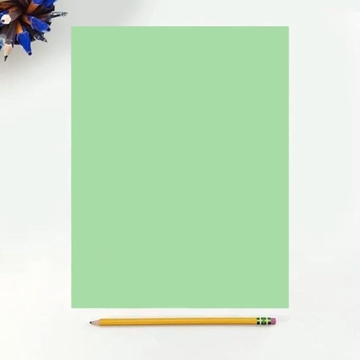 Colored Copy Paper, 20 8.5 X 11, 500 Sheets (Green)