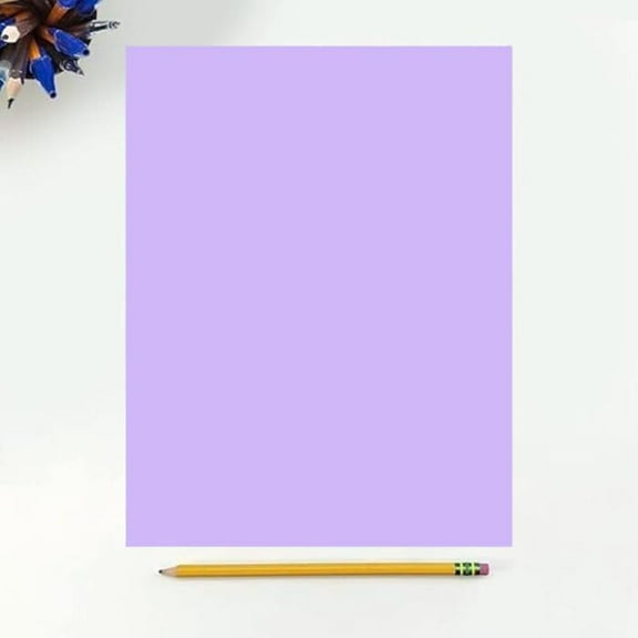 Colored Copy Paper, 20 LB 8.5 X 11, 500 Sheets (Lavender/orchid)