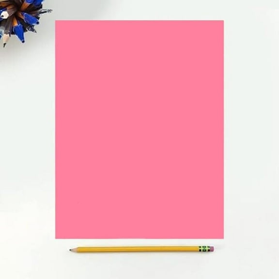 Colored Copy Paper, 20 8.5 X 11, 500 Sheets (cherry)