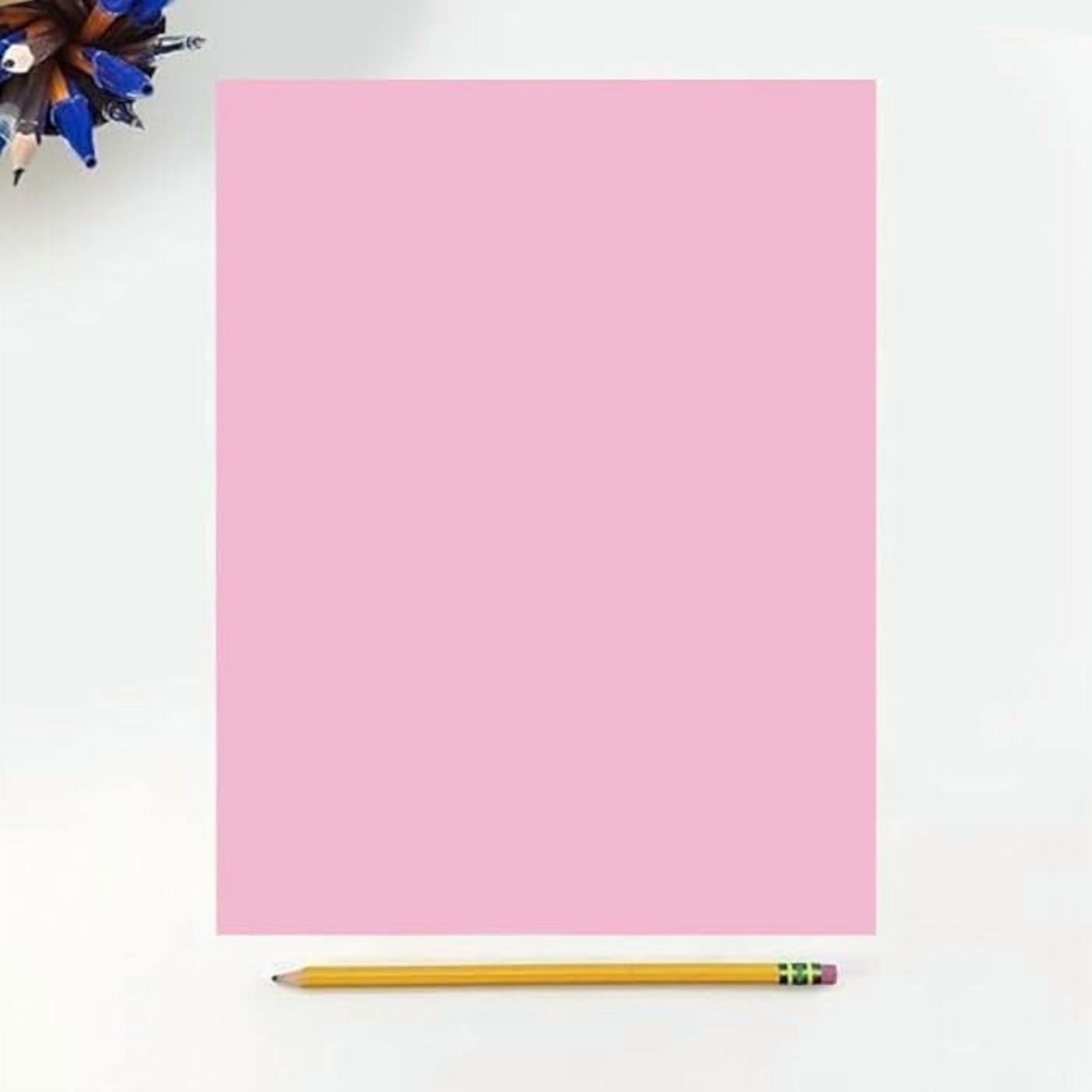 Colored Copy Paper, 20LB 8.5 X 11, 500 Sheets Per Ream (PINK)