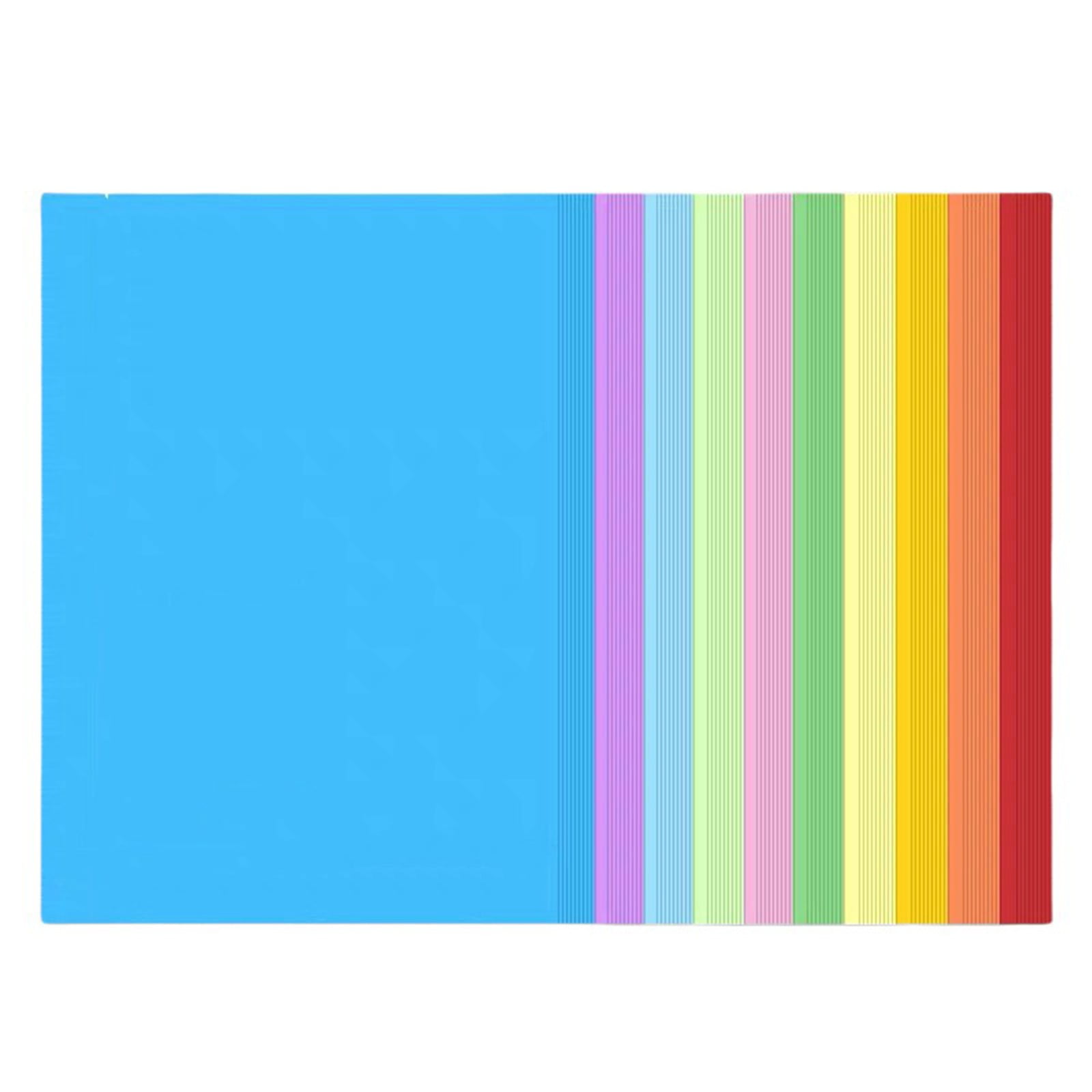 Colored Copy Paper 8.26 x 11.39in Printer Paper, 100 Sheets Colorful ...