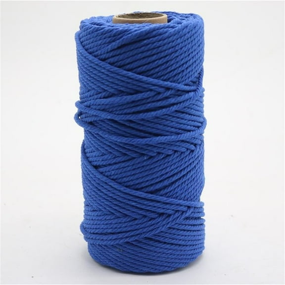 Colored Cotton Rope 4Mm 100M For Diy Hand-Woven Tapestry Decoration, Rope Tag Rope, Ideal For Crafts And Hanging Details