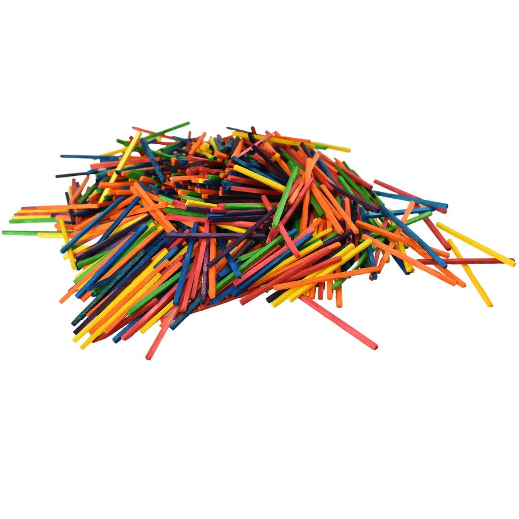 Fun Match Sticks Colored Crafting Match Sticks, 2-Inch, 750-Piece - Walmart.com