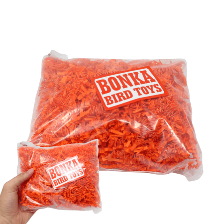 Colored Crinkle Shred Paper (Orange)