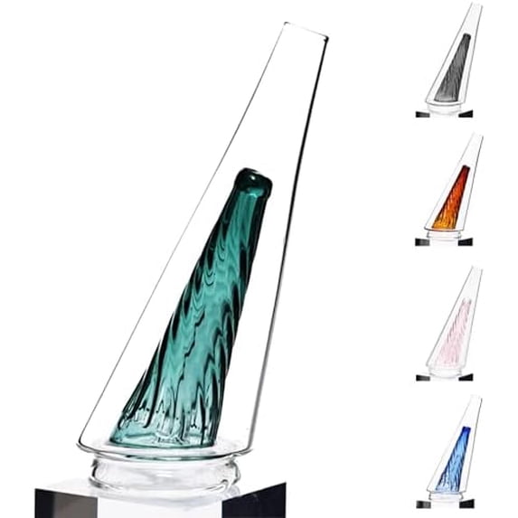 Colored Crystal Vase for Flowers, Home Glass Decorations, Mini Glass ...