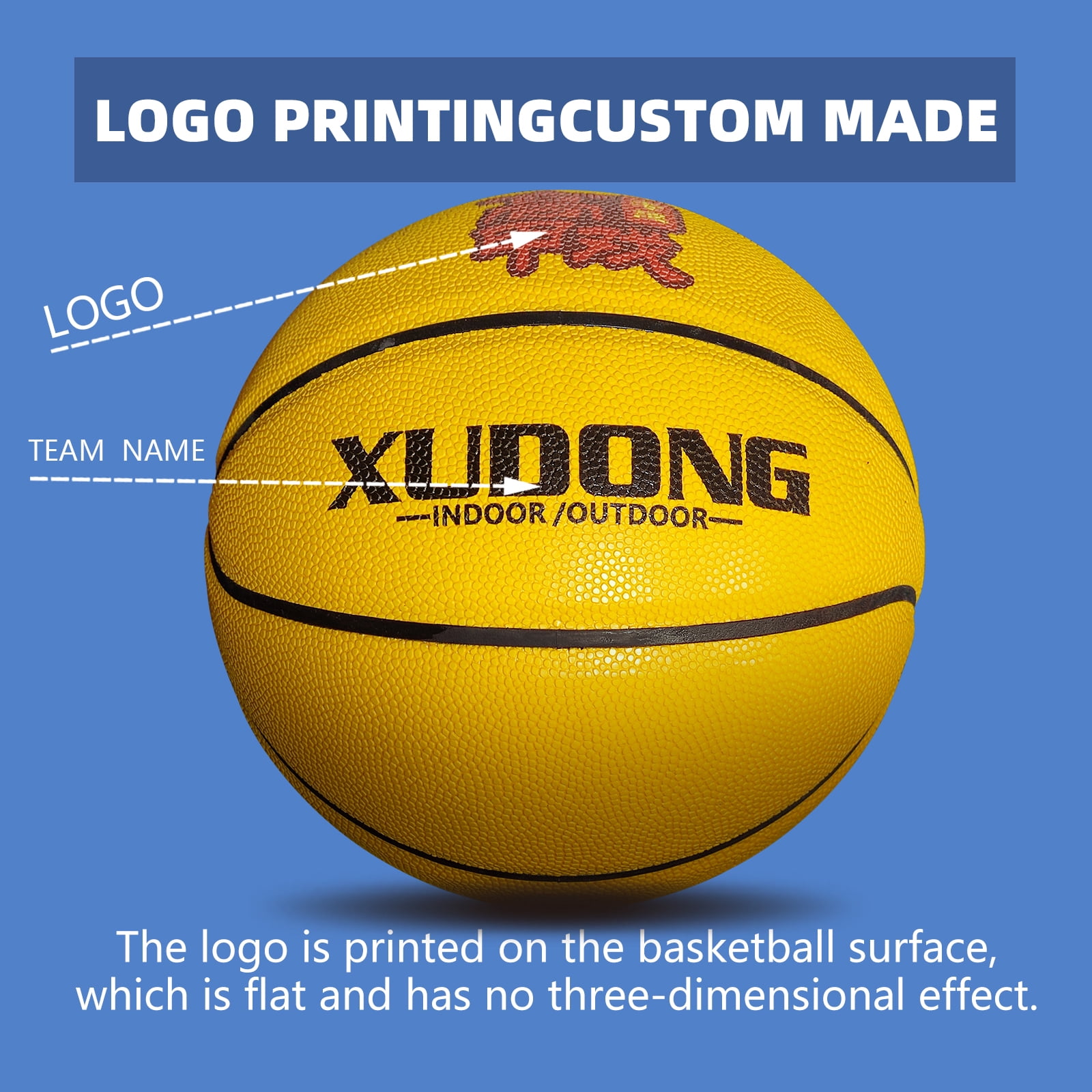 Colored Custom Pu Basketball Standard Size 7/6/5 Men's And Women's Training Team Ball In&Outdoor Competition Durable Basketball