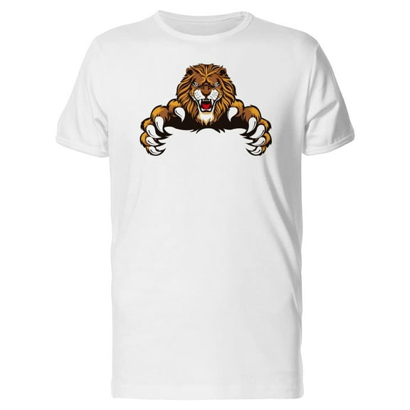 Colored Drawing Of A Lion T-Shirt Men -Image by Shutterstock, Male Medium