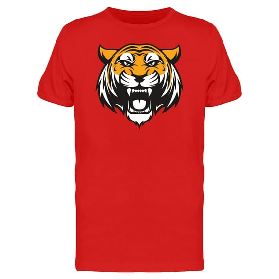 Colored Drawing Of A Tiger T-Shirt Men -Image by Shutterstock, Male Medium