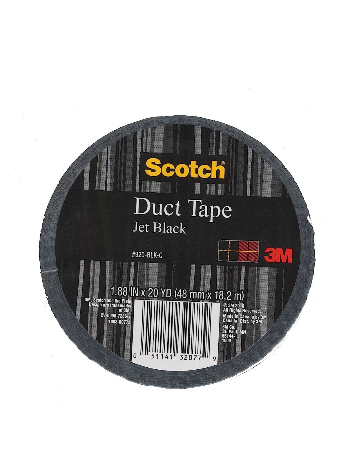 Colored Duct Tape black, 1.88 in. x 20 yd. roll (pack of 6)
