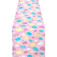 thumbnail image 1 of Colored Easter Eggs Table Runner - 18x72 Inch Soft Fabric Table Runner, Heat-Resistant for Kitchen, Dining, Holiday House Decor, 1 of 7