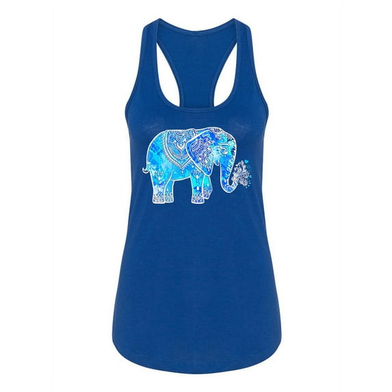 Colored Elephant Tank Women -Image by Shutterstock, Female Small